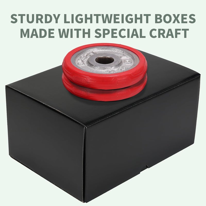 Rempry 10x7x5 Inch Black Shipping Boxes 20 Pack, Cardboard Mailer Boxes for Small Business Mailing - Image 4